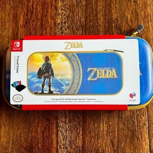 Nintendo Switch The Legend Of Zelda Travel Case Hyrule Blue PDP - New